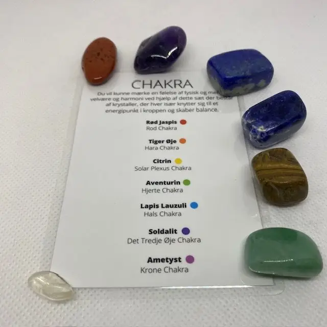chakra sæt med kort