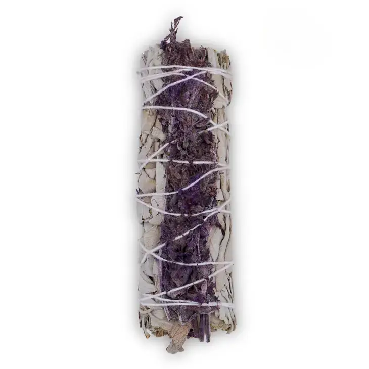 Hvid salvie med lavendel