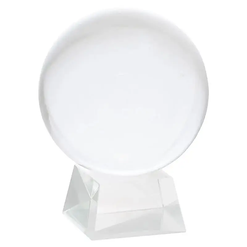 Krystal kugle 10 cm klar glas