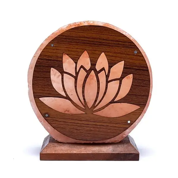 Saltlampe Lotus