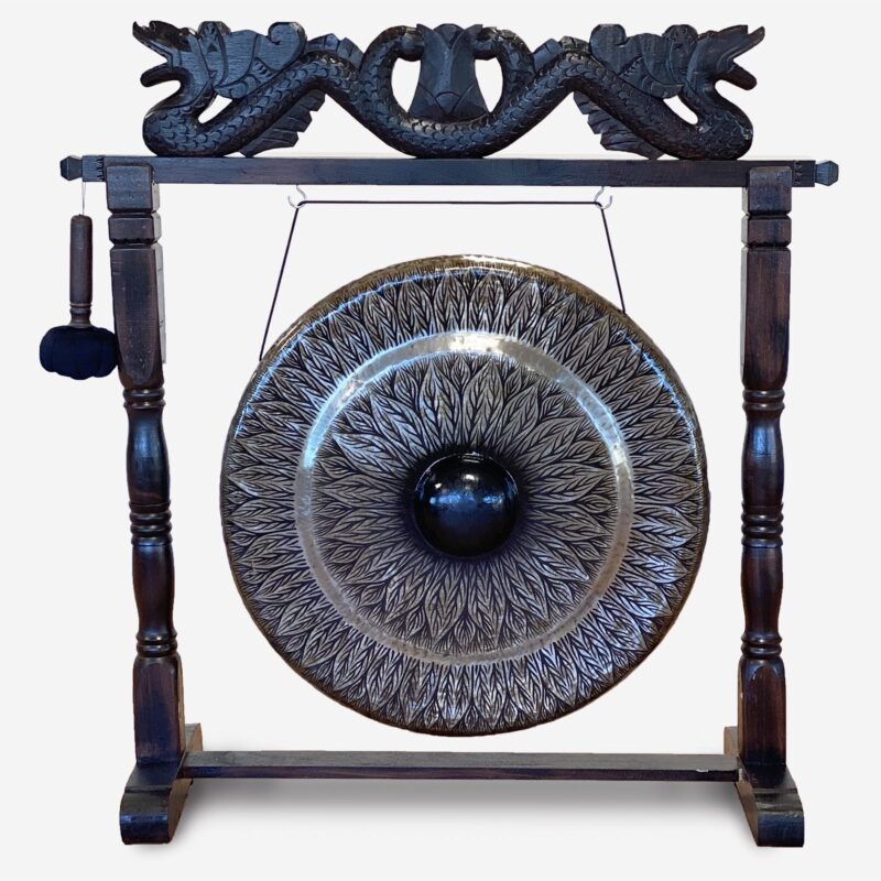 Stor Gong 80 cm med mønster