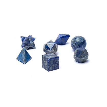 Lapis lazuli sæt i 7 dele