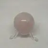 Rosenkvarts kugle 4 cm