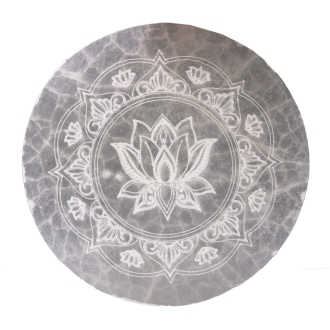 Opladningsplade Lotus Mandala 10cm