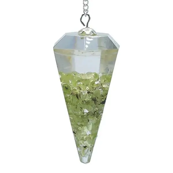 Pendul Peridot Organit
