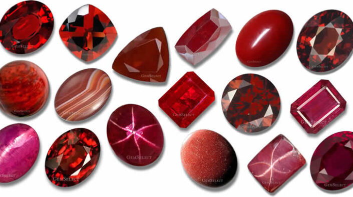 Røde krystaller