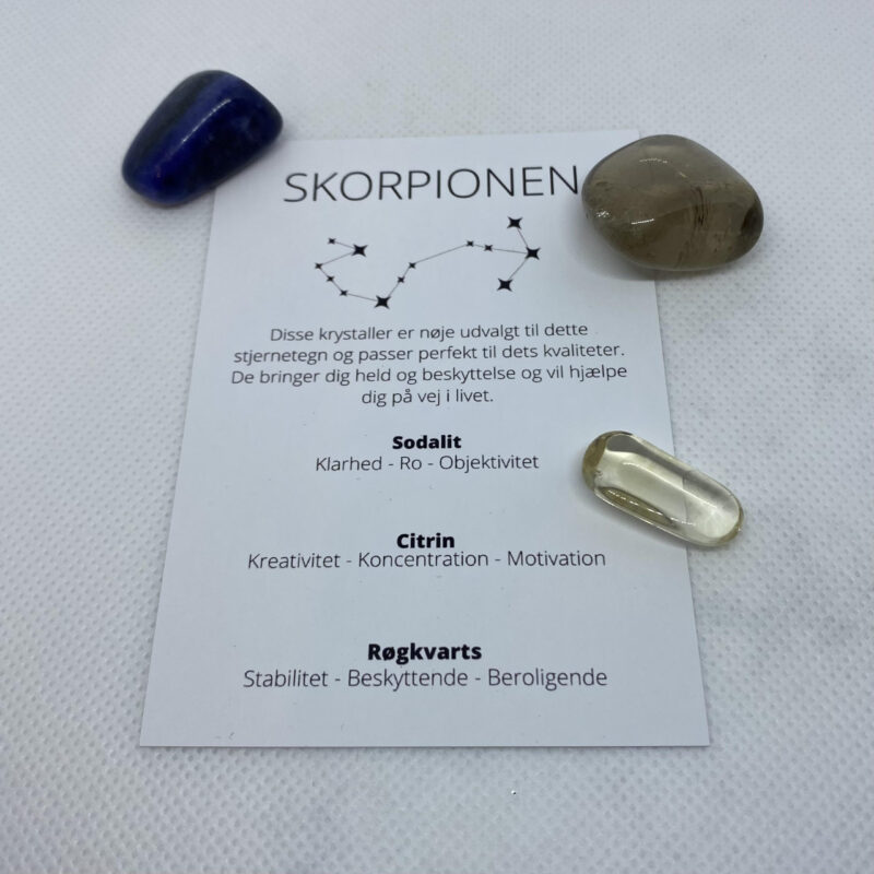 Skorpion Stjernetegnssten