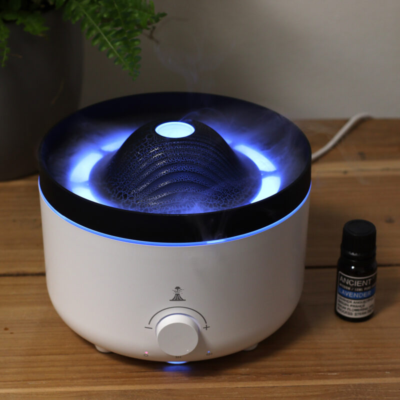 Volcano Effect Aroma Diffuser, giver en hyggelige atmosfære i hjemmet