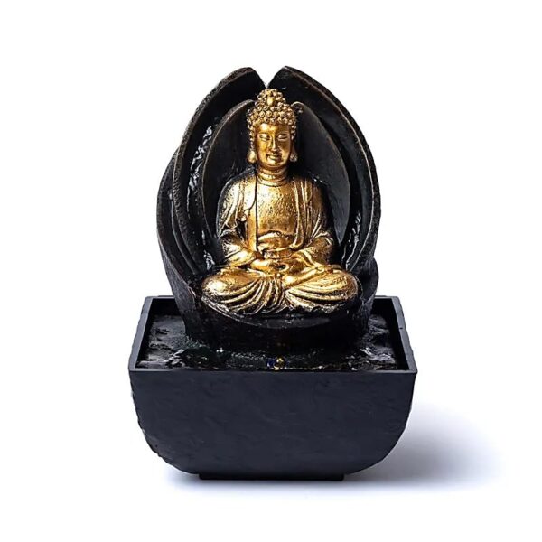 Mediterende Buddha fontæne