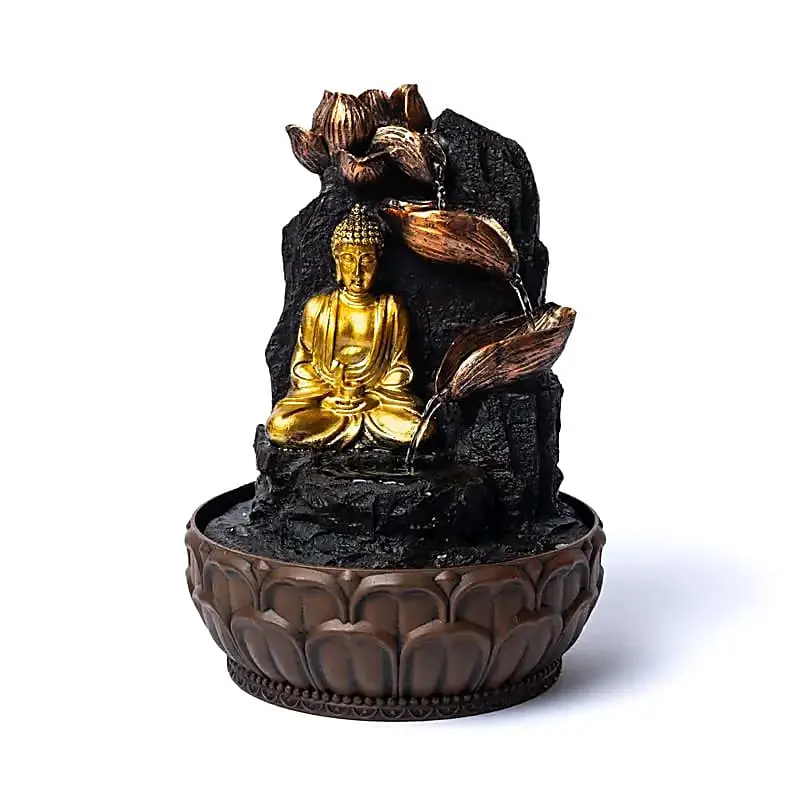 mediterende Buddha vandfontæne