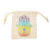 bomuldspose hamsa hvid