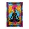 Chakra Buddha Dobbelt sengetæppe i bomuld + vægophæng - 230cm x 200cm