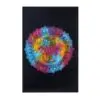 Dobbelt Bomuld Sengetæppe + Vægophæng - Sort Hamsa 230cm x 200cm