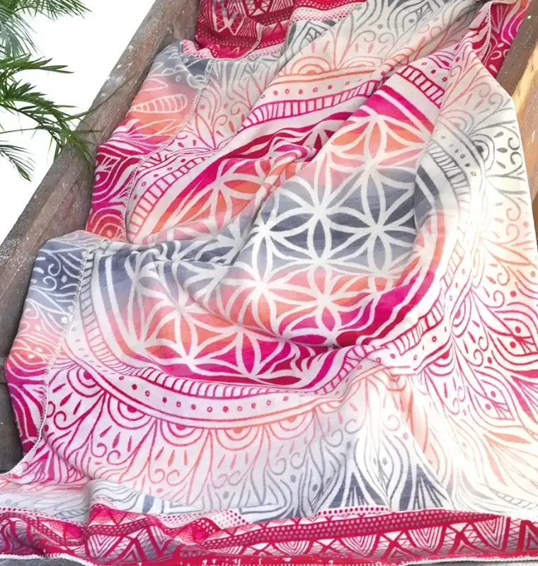 økologiske plaid mandala
