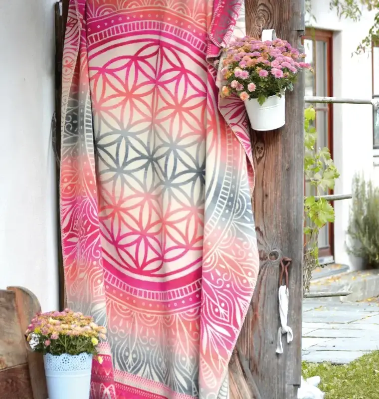Spirit of OM – Økologisk Plaid Mandala