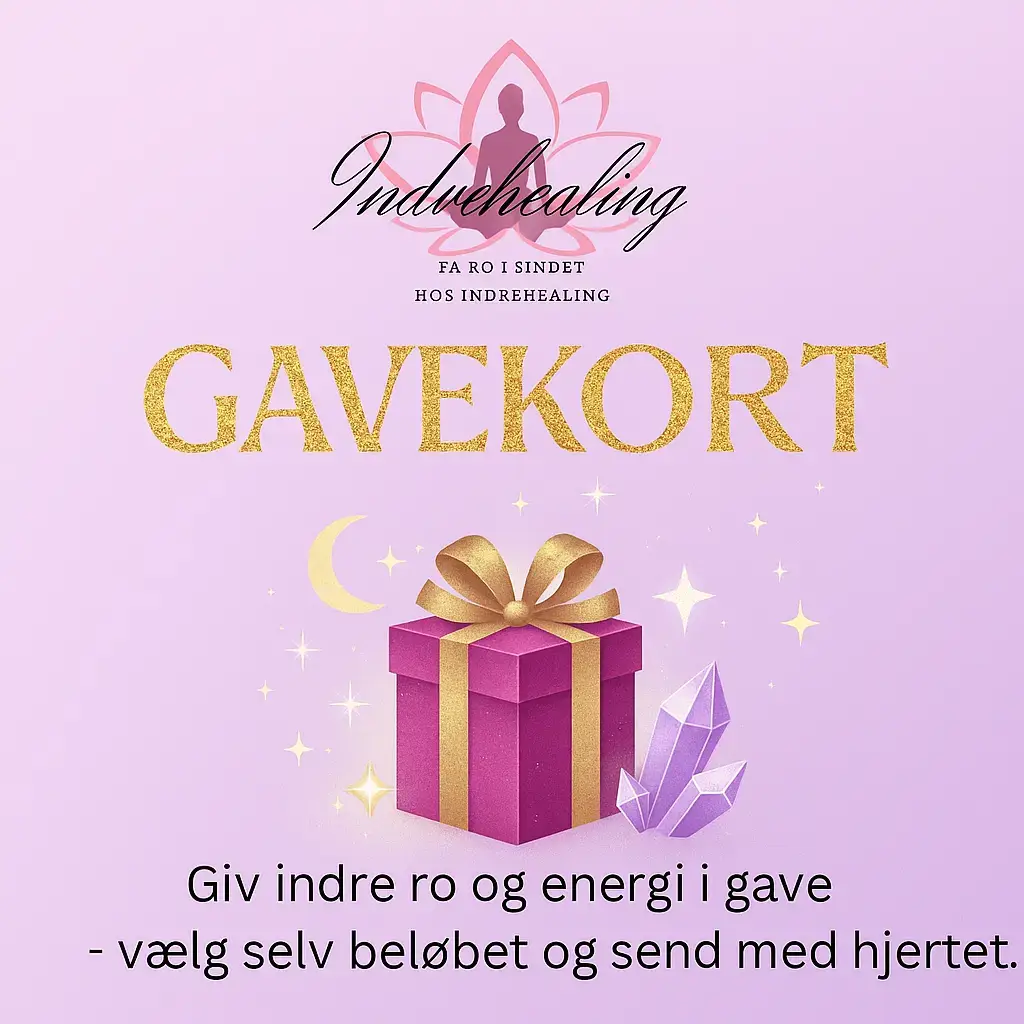 gavekort til webshop - Indrehealing.dk